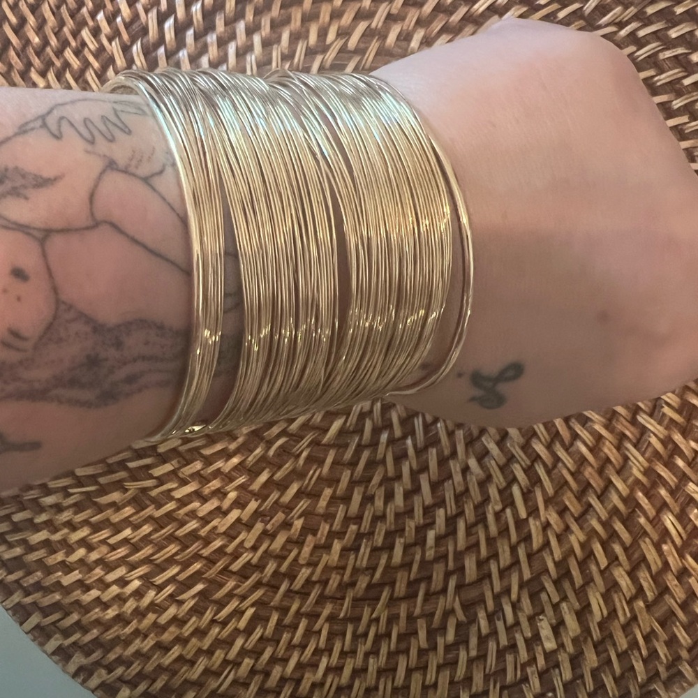 Gold Bracelet Cuff